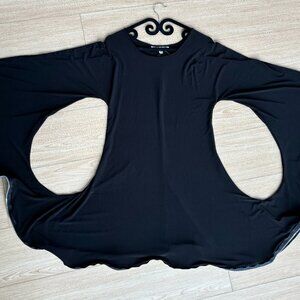 Vintage SoHung Zipper Connected Sleeve Dress